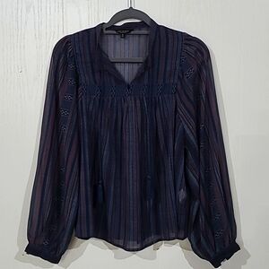 Lucky Brand Peasant Blouse